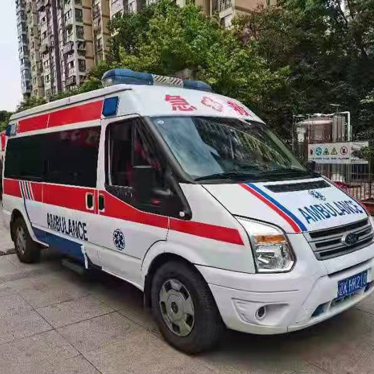 赫章长途救护车护送病人返乡